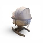 Mastela 3-in-1 Electric Baby Bassinet, Rocker & Swing with Adjustable Canopy, Mosquito Net & Bluetooth Music - Image 5