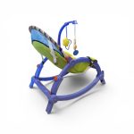 Multifunctional Infant-to-Toddler Convertible Baby Rocker Chair with Soothing Vibration, Height Adjustment & Swing-Away Toy Bar - Image 3