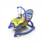 Multifunctional Infant-to-Toddler Convertible Baby Rocker Chair with Soothing Vibration, Height Adjustment & Swing-Away Toy Bar - Image 2
