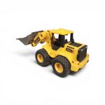 Heavy-Duty Wheel Loader Toy Construction Truck with Movable Front Bucket & Articulating Digging Arm