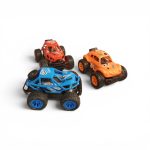 4WD Off-Road Monster Buggy Friction Powered Toys with Anti-Collision Design (Pack of 12 / Assorted Colors)