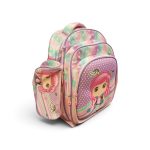 Glossy Star Pastel Rainbow Kids School Backpack – Ergonomic Pastel Daypack