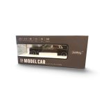 Jinlifang 1:24 Rolls-Royce Phantom Diecast Model Car (Black with Gold Coachline) - Image 2
