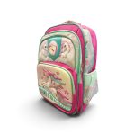 Magical Unicorn Dreams Kids School Backpack – Pastel Pink & Mint Ergonomic Daypack