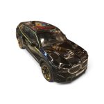1:24 BMW XM Diecast Model SUV (Gloss Black with Gold Accents)