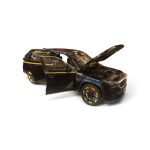 1:24 BMW XM Diecast Model SUV (Gloss Black with Gold Accents) - Image 2