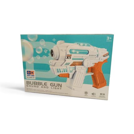 Futuristic Sound & Light Automatic Bubble Gun Blaster Set (NO.999S-24)