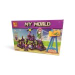 My World Fortress & Projector Building Blocks Set (384 Pcs)