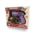 12-Hole Cute Character Electric Bubble Pistol Toy Set