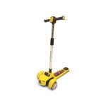 Kids 3-Wheel Bugatti Car Design Kick Scooter (Bright Yellow & Black)