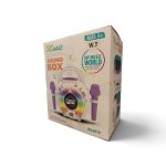 Kids Portable Karaoke Machine & Music Sound Box with 2 Microphones & Bluetooth (NO.6010) - Image 2