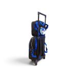 2-in-1 Kids Blue Sonic Speed Trolley School Bag Set with Matching Lunch Pouch - Image 2