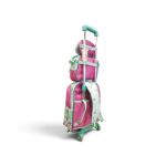 2-in-1 Girls Unicorn "Follow Your Rainbow" Trolley School Bag Set with Lunch Bag - Image 3