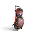 2-in-1 Kids Hero Superhero Trolley School Bag Set with Matching Lunch Pouch - Image 4