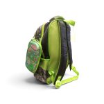 Magic Girl Holographic 3D Kids School Backpack – Neon Green & Grey Daypack with Pencil Case - Image 2