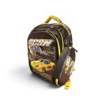 3D Embossed Multi-Character Kids School Backpacks – Sports Car, Dinosaur & Superbike Print Daypack with Matching Side Pouch - Image 10