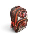 3D Embossed Kids Character School Backpacks – Multi-Compartment School Bags