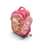 Magic Girl Holographic 3D Kids School Backpack – Neon Green & Grey Daypack with Pencil Case - Image 6