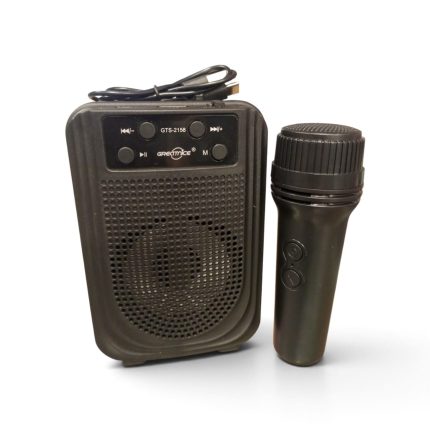 Mini Portable Wireless Karaoke Speaker with Handheld Microphone (GTS-2158)