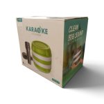 Mini Portable Wireless Karaoke Speaker with 2 Mics & Striped Design (GTS-1870) - Image 2