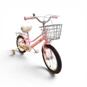 BDF Premium 16" Kids Bicycle with Training Wheels – Candy Pink Age 5-8